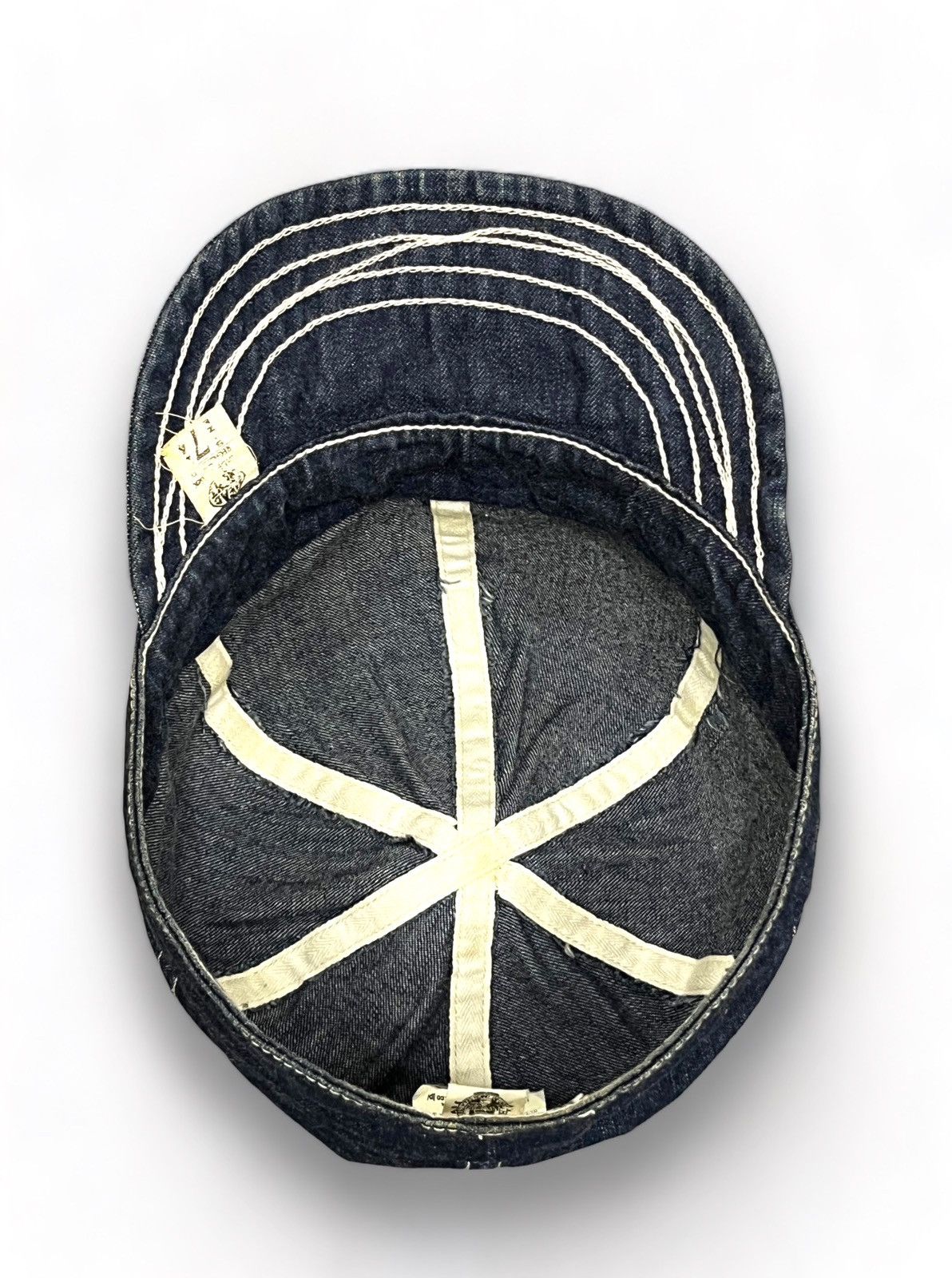 Sugar Cane Vintage HEAD LIGHT By TOYO ENTERPRISE Denim Full Cap Size ONE SIZE - 7 Thumbnail