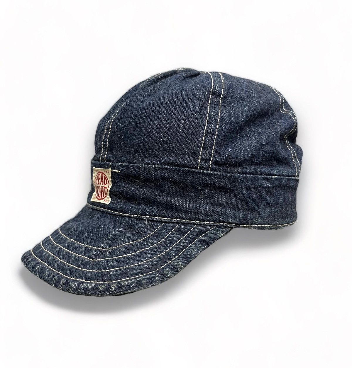 Sugar Cane Vintage HEAD LIGHT By TOYO ENTERPRISE Denim Full Cap Size ONE SIZE - 4 Thumbnail