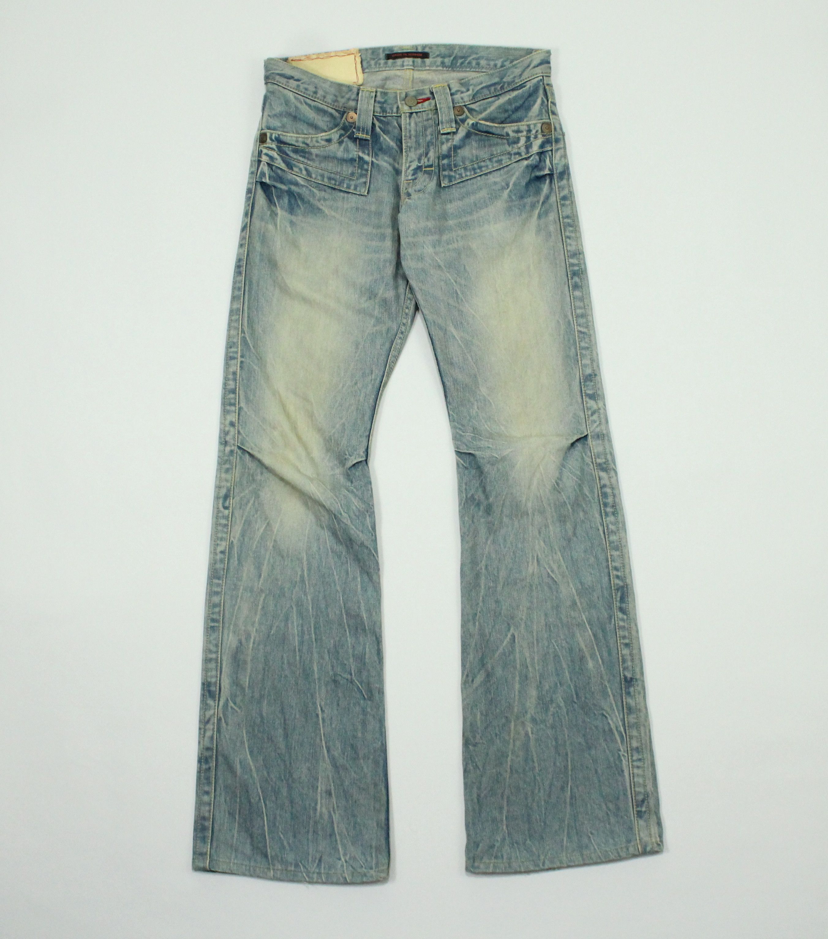 Hysteric Glamour FLARED 🔥 BLUE WAY Jeans Denim Distressed Made in Japan Size US 30 / EU 46 - 1 Thumbnail