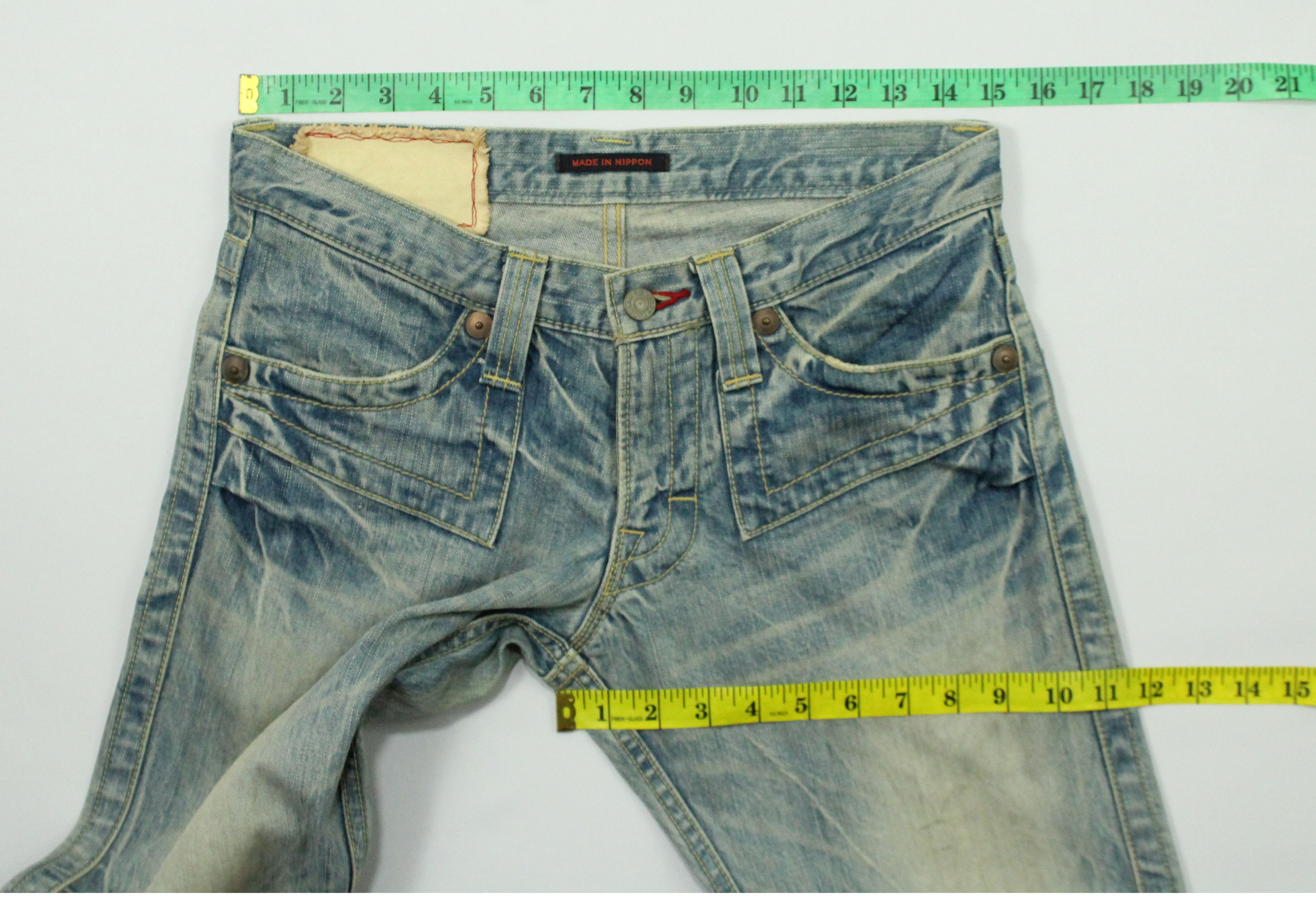 Hysteric Glamour FLARED 🔥 BLUE WAY Jeans Denim Distressed Made in Japan Size US 30 / EU 46 - 21 Thumbnail
