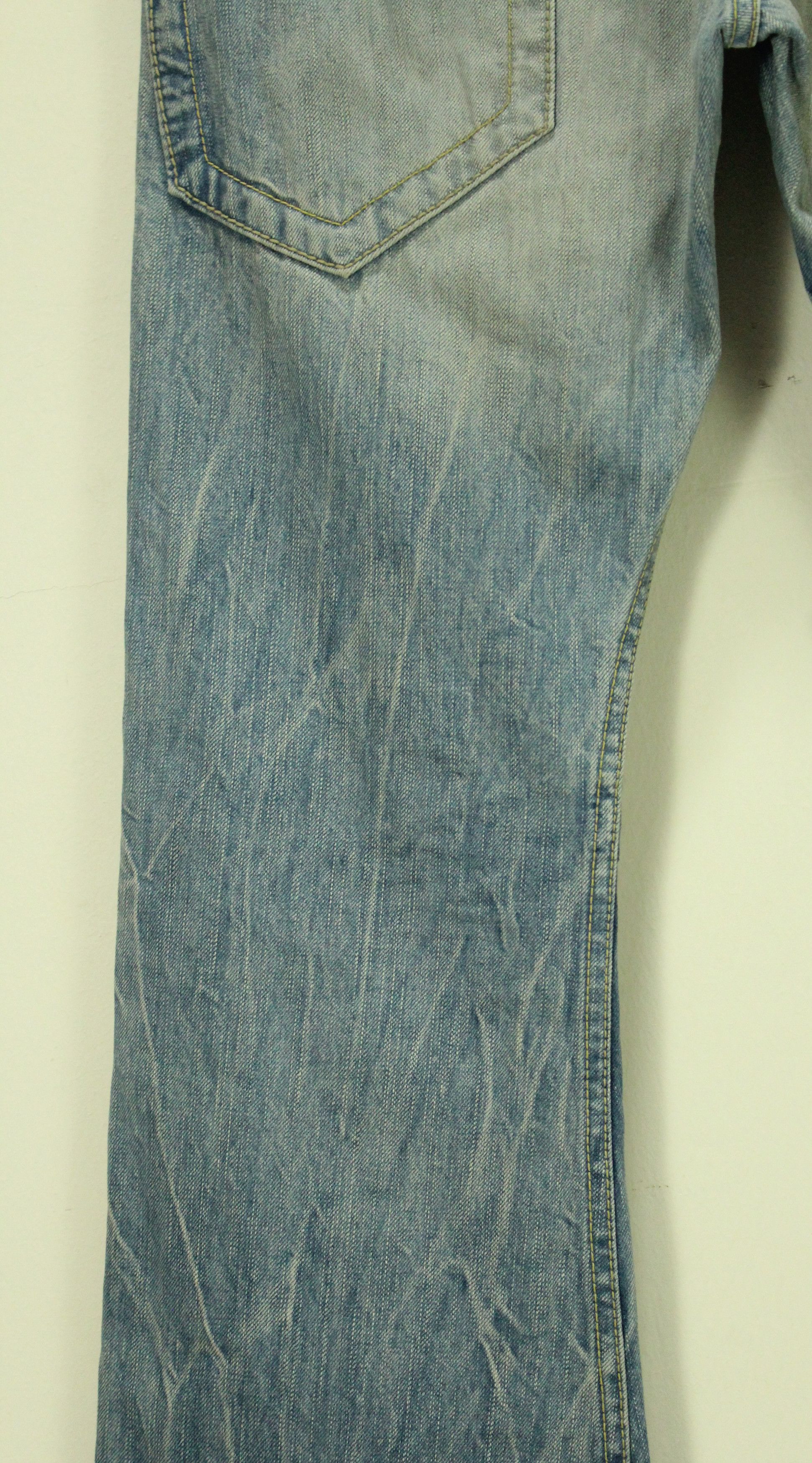Hysteric Glamour FLARED 🔥 BLUE WAY Jeans Denim Distressed Made in Japan Size US 30 / EU 46 - 13 Thumbnail