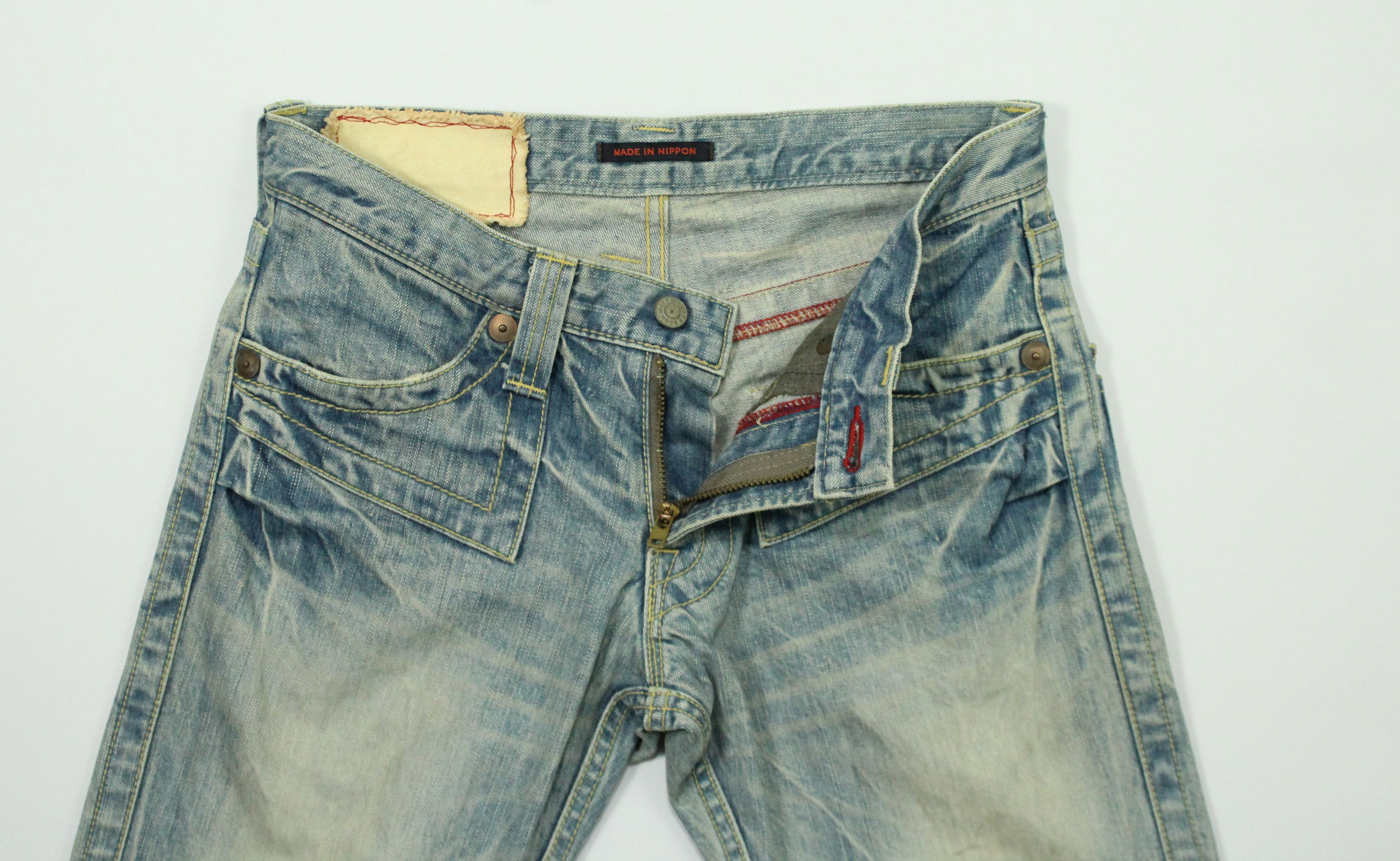 Hysteric Glamour FLARED 🔥 BLUE WAY Jeans Denim Distressed Made in Japan Size US 30 / EU 46 - 15 Thumbnail