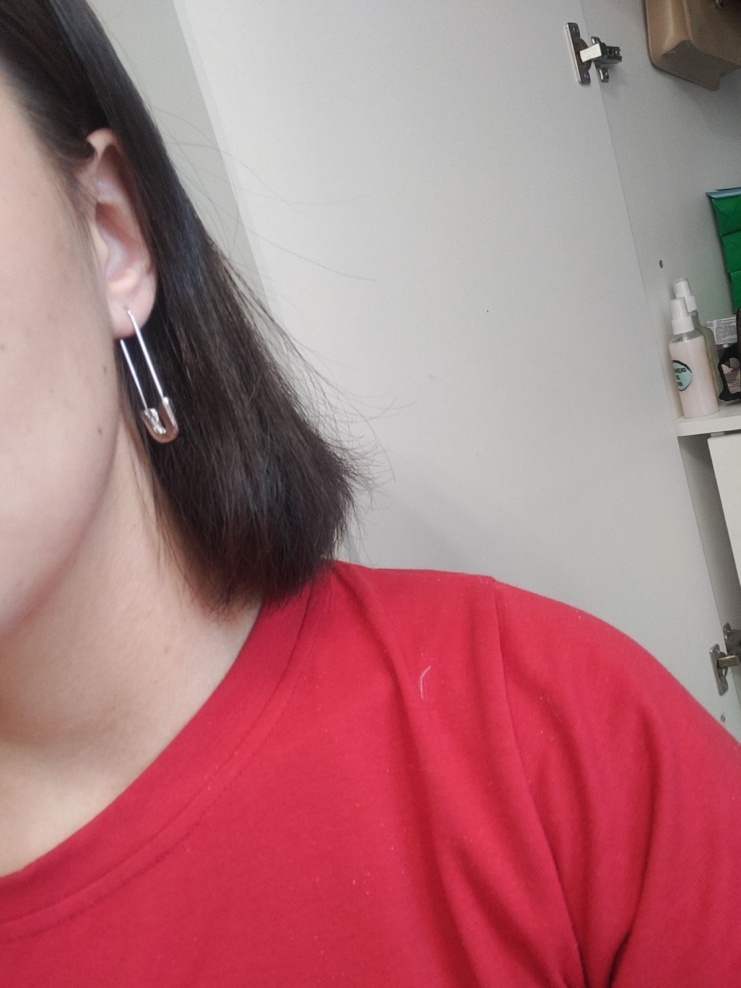 Jewelry Safety Pins Shape Earring Size ONE SIZE - 4 Thumbnail