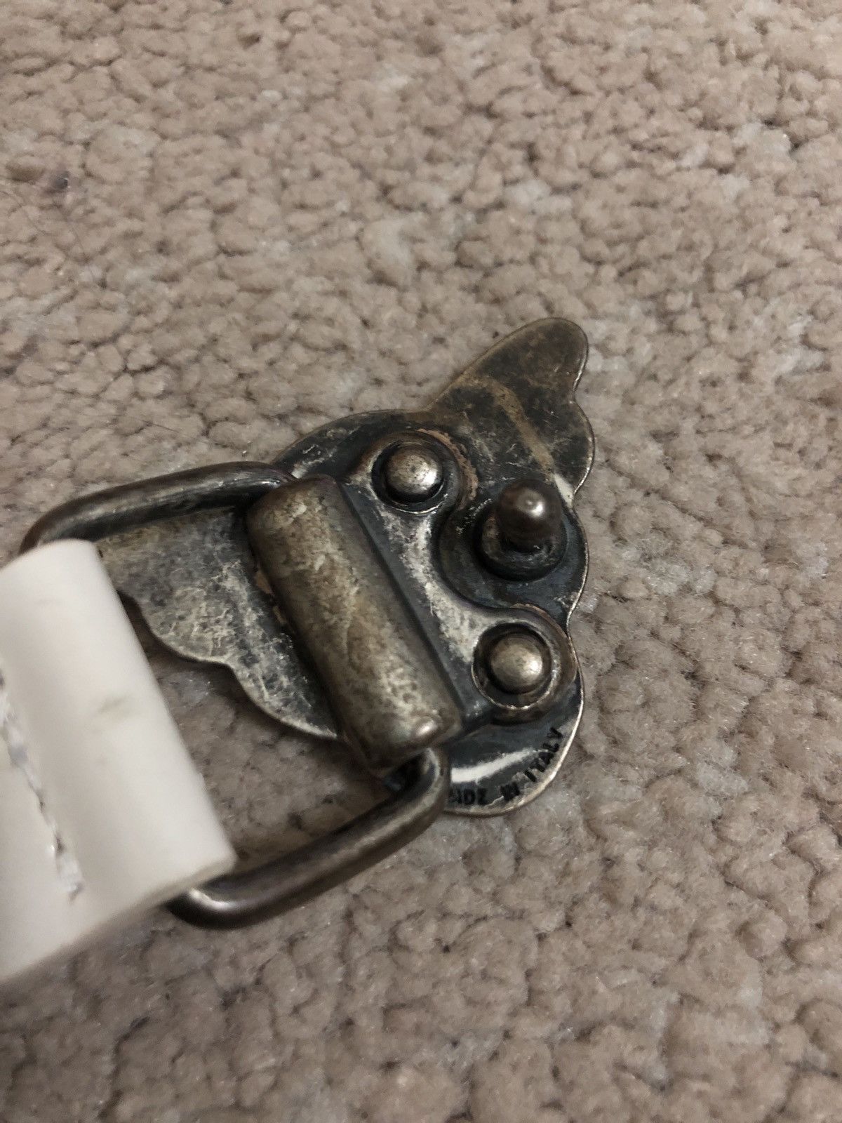 Diesel × Diesel Black Gold 2000s Diesel Robot Skull Belt | Grailed