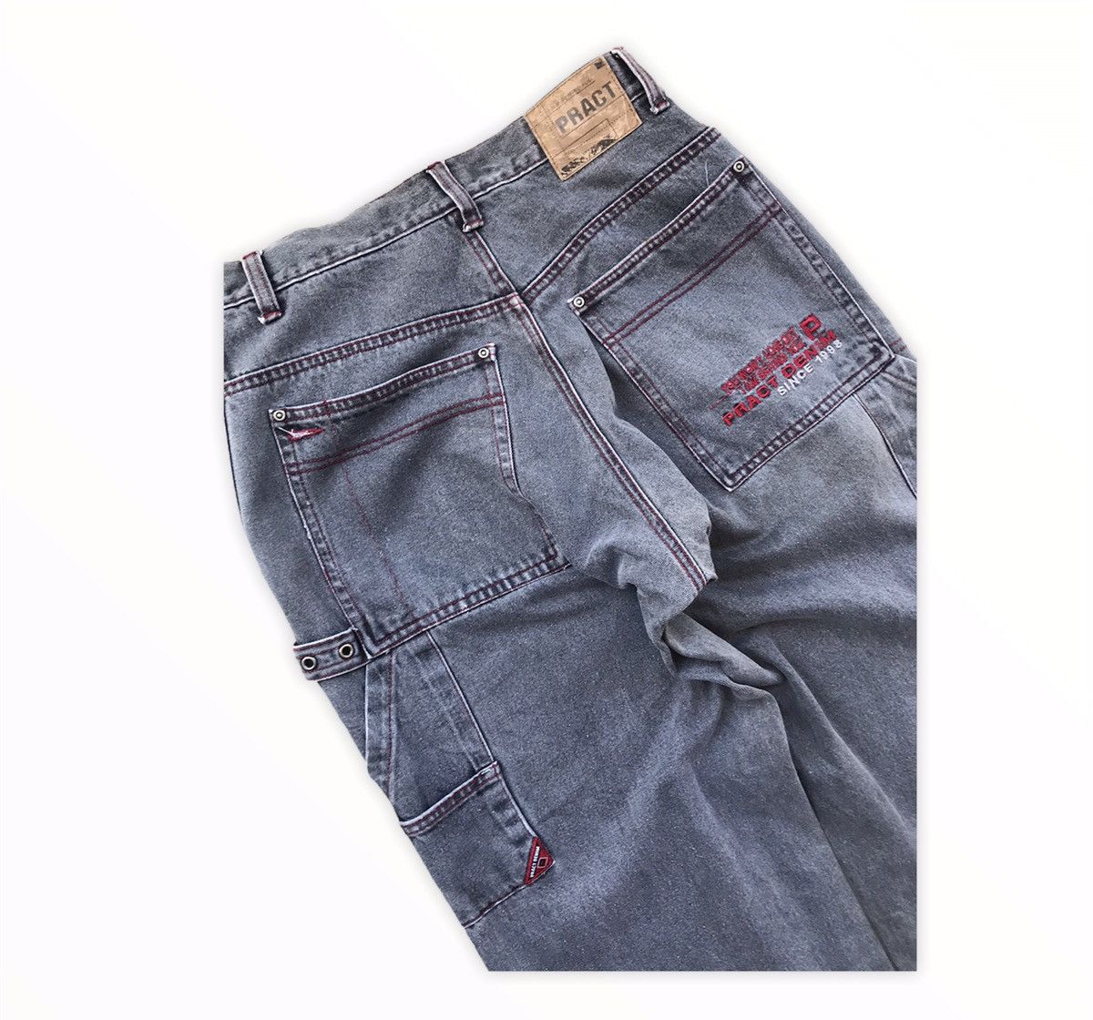 Japanese Brand Japanese Brand Pract Denim Multipocket Trousers Cargo Pants Size US 31 - 22 Thumbnail