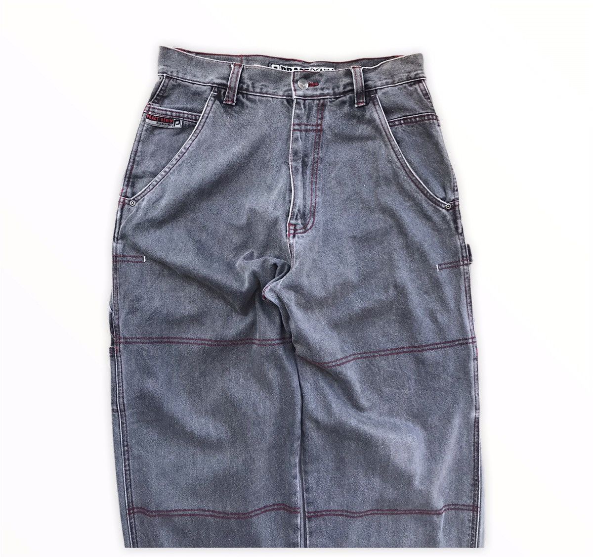 Japanese Brand Japanese Brand Pract Denim Multipocket Trousers Cargo Pants Size US 31 - 2 Thumbnail