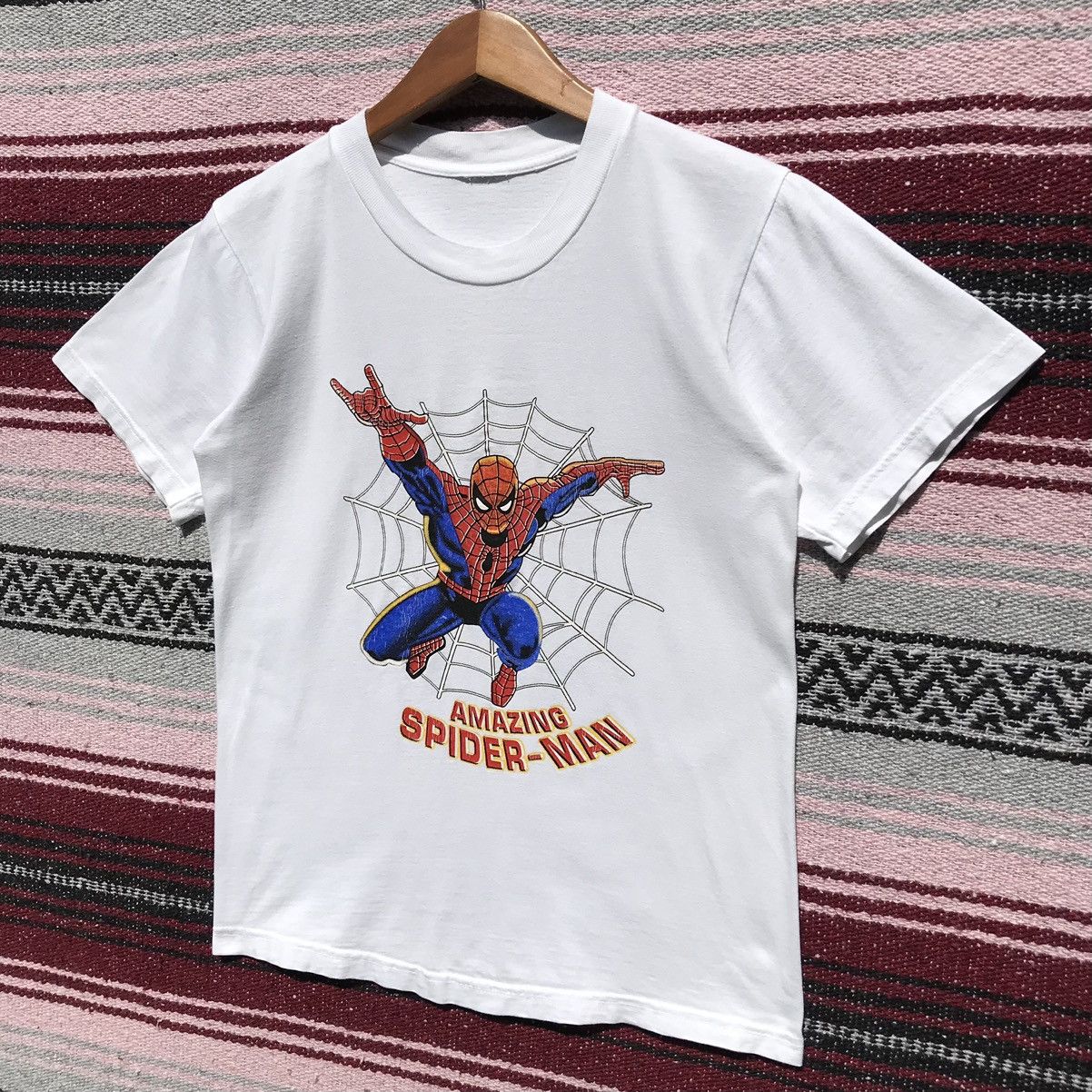 Marvel Comics Vintage Spider-Man Movie Shirt Spider Man Superhero Size US S / EU 44-46 / 1 - 3 Thumbnail