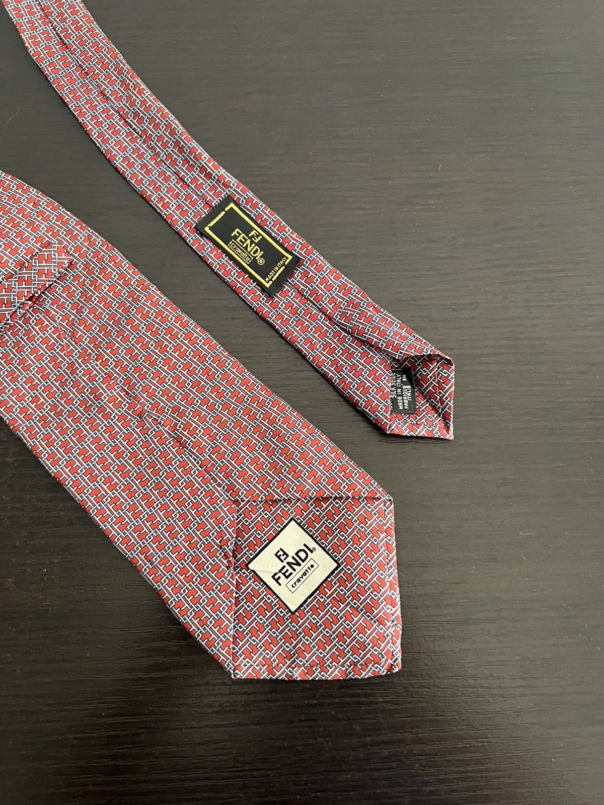 Fendi Fendi Silk Tie Size ONE SIZE - 4 Thumbnail