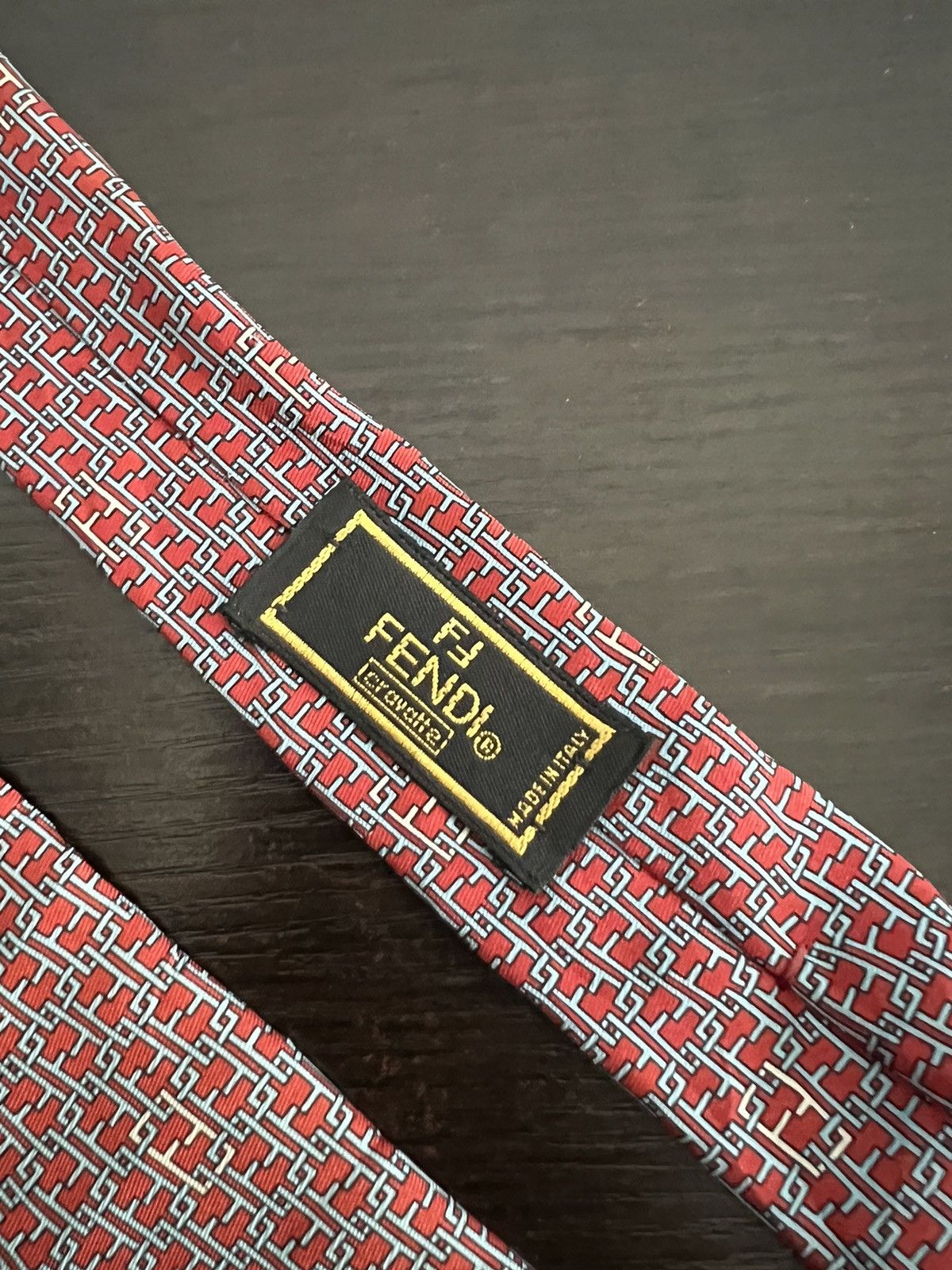 Fendi Fendi Silk Tie Size ONE SIZE - 5 Thumbnail