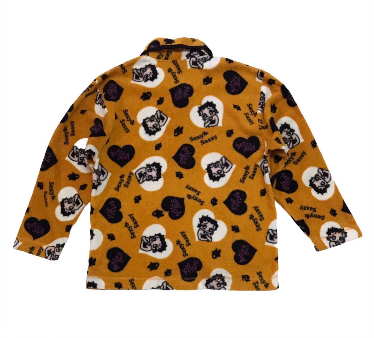 Cartoon Network Betty Boop Overprinted Fleece Button Up Jacket Shirt Size US M / EU 48-50 / 2 - 2 Thumbnail