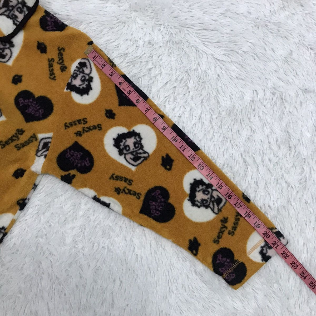 Cartoon Network Betty Boop Overprinted Fleece Button Up Jacket Shirt Size US M / EU 48-50 / 2 - 19 Thumbnail