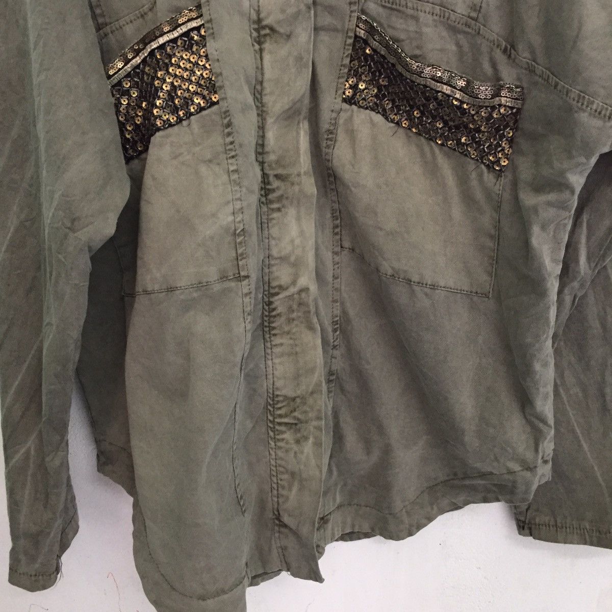 MR & MRS ITALY Raw Vintage Jacket With Art Pocket MADE IN ITALY Size US L / EU 52-54 / 3 - 10 Thumbnail
