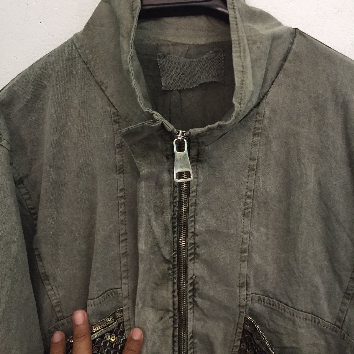 MR & MRS ITALY Raw Vintage Jacket With Art Pocket MADE IN ITALY Size US L / EU 52-54 / 3 - 16 Thumbnail