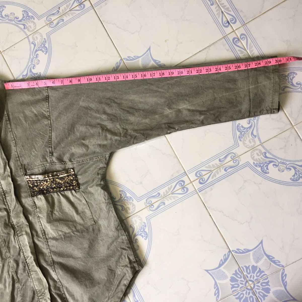 MR & MRS ITALY Raw Vintage Jacket With Art Pocket MADE IN ITALY Size US L / EU 52-54 / 3 - 24 Thumbnail