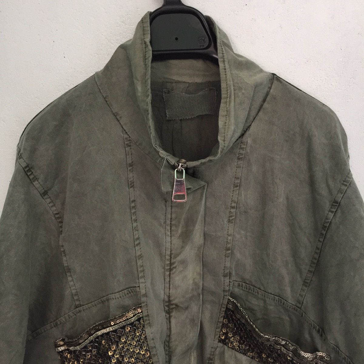 MR & MRS ITALY Raw Vintage Jacket With Art Pocket MADE IN ITALY Size US L / EU 52-54 / 3 - 2 Thumbnail