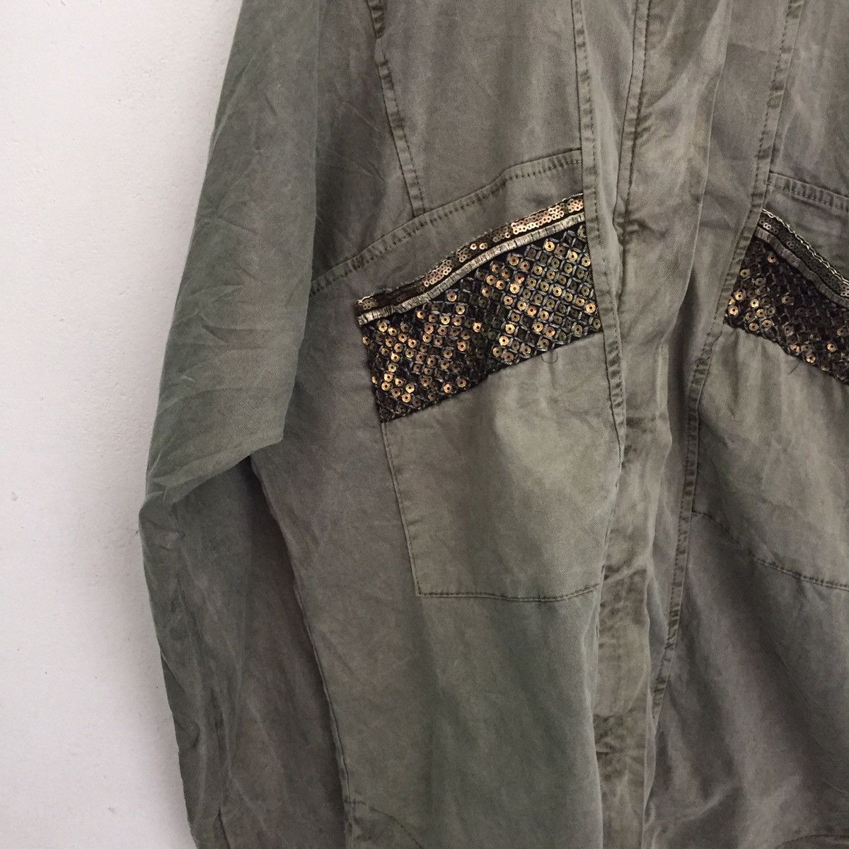 MR & MRS ITALY Raw Vintage Jacket With Art Pocket MADE IN ITALY Size US L / EU 52-54 / 3 - 4 Thumbnail