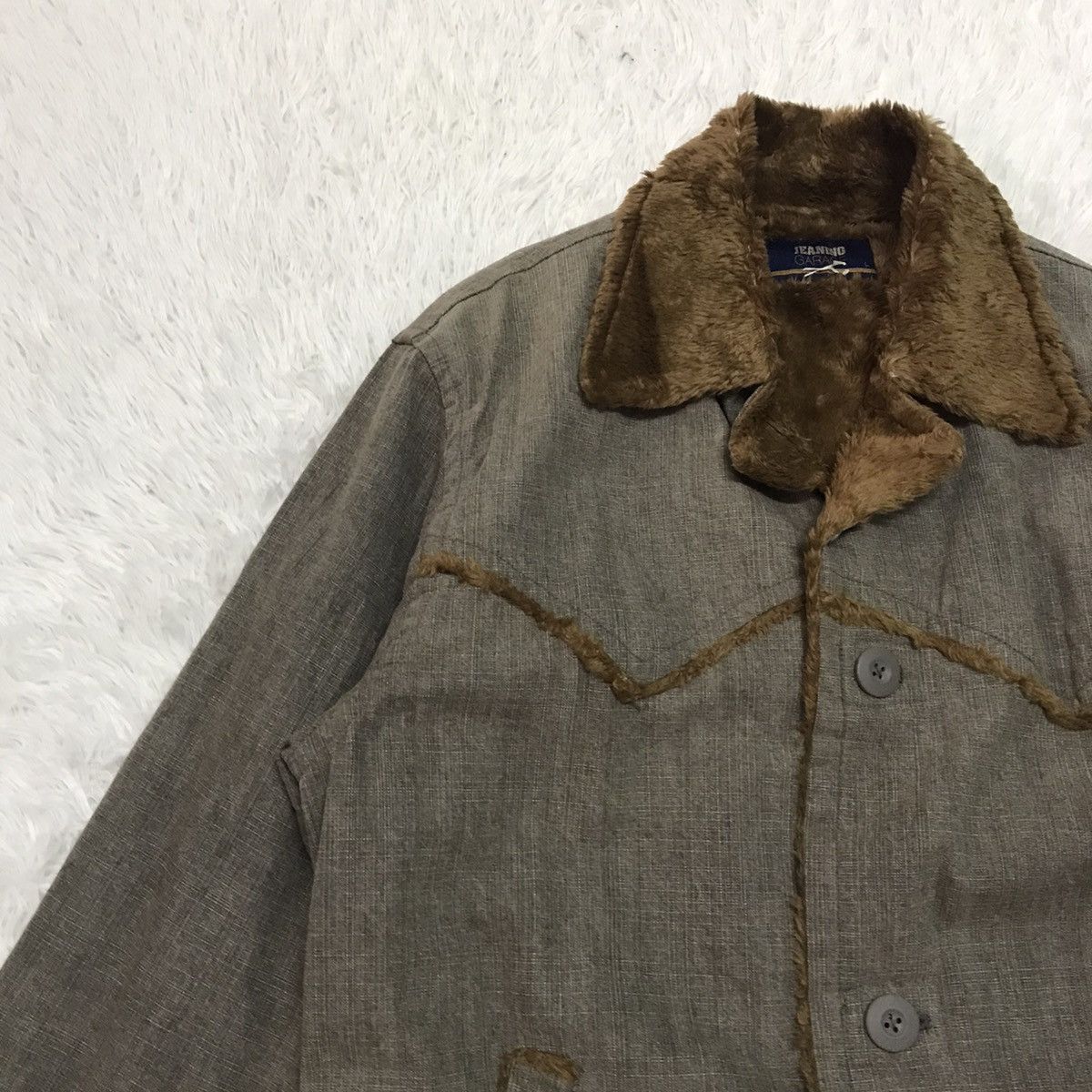 Japanese Brand Jeaning Garage Hairy Like Inner Jacket Size US L / EU 52-54 / 3 - 3 Thumbnail