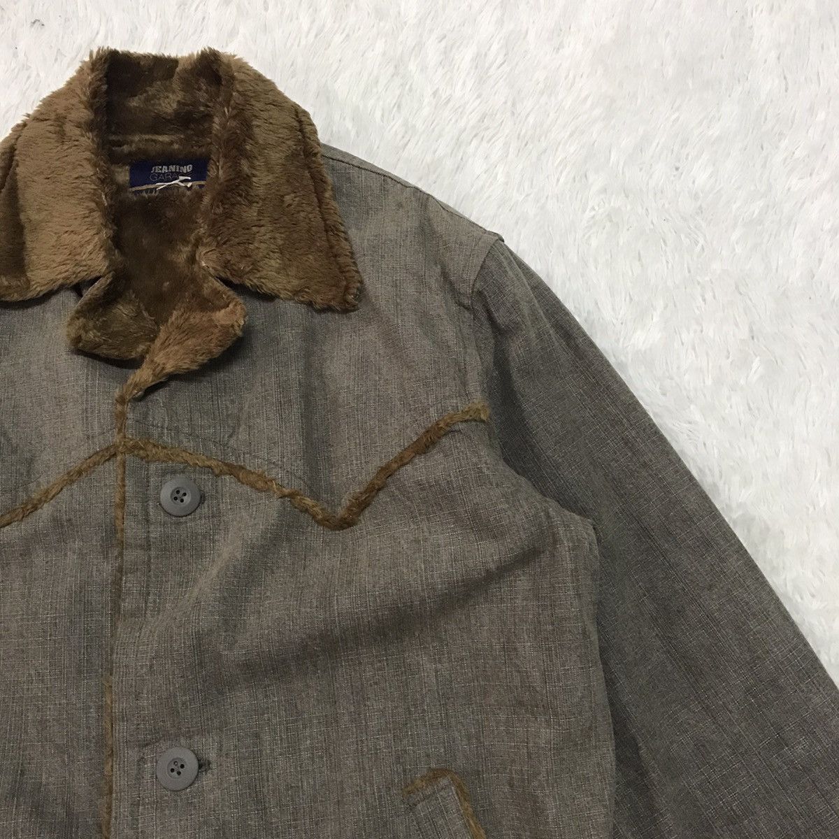 Japanese Brand Jeaning Garage Hairy Like Inner Jacket Size US L / EU 52-54 / 3 - 4 Thumbnail