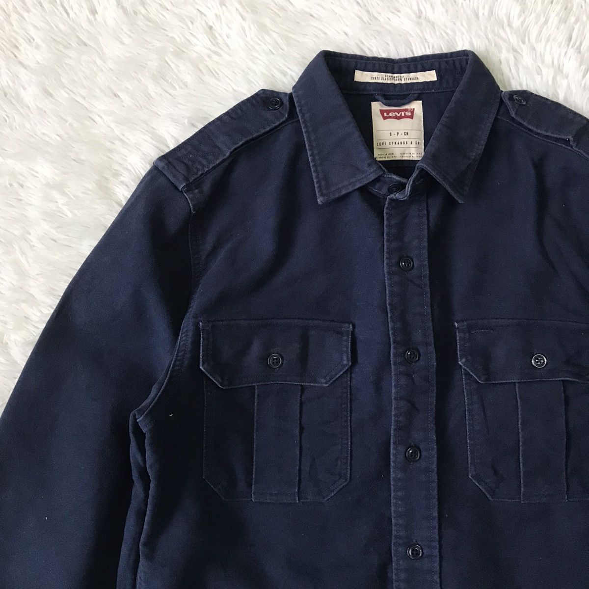 Levi's Levis White Tag Button Up Jacket Standard Fit Size US S / EU 44-46 / 1 - 6 Thumbnail