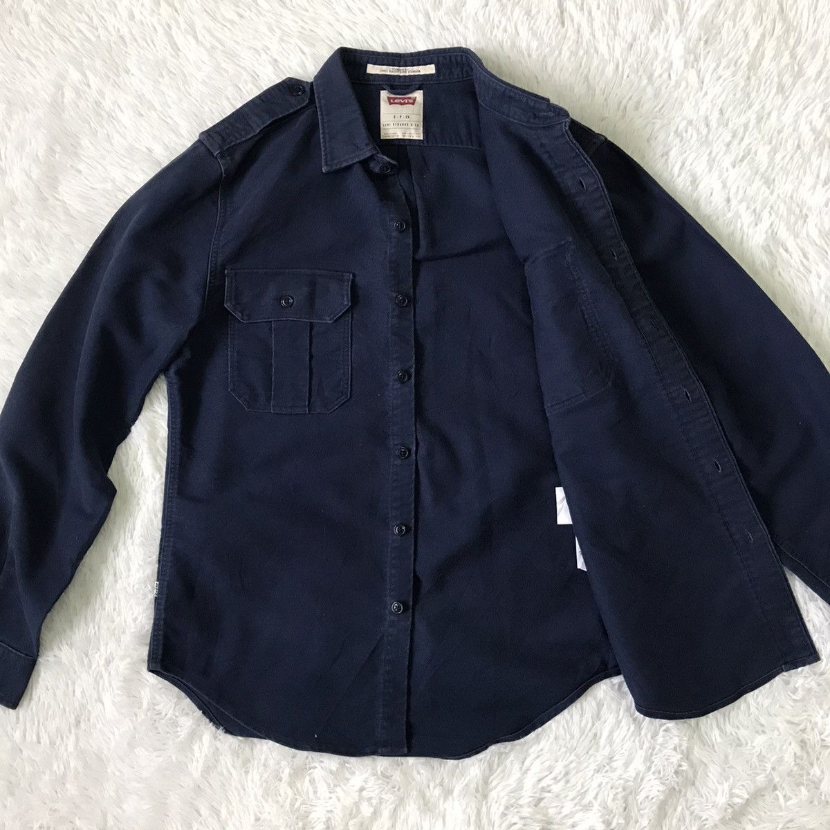 Levi's Levis White Tag Button Up Jacket Standard Fit Size US S / EU 44-46 / 1 - 12 Thumbnail