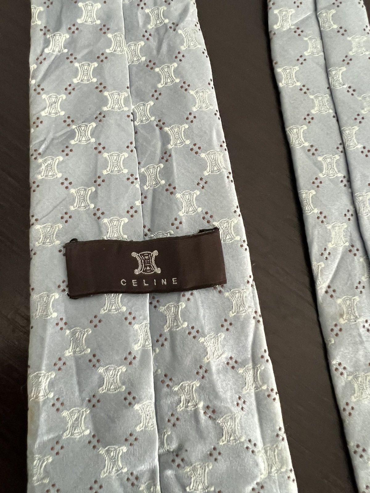 Celine Celine Silk Tie Size ONE SIZE - 6 Thumbnail