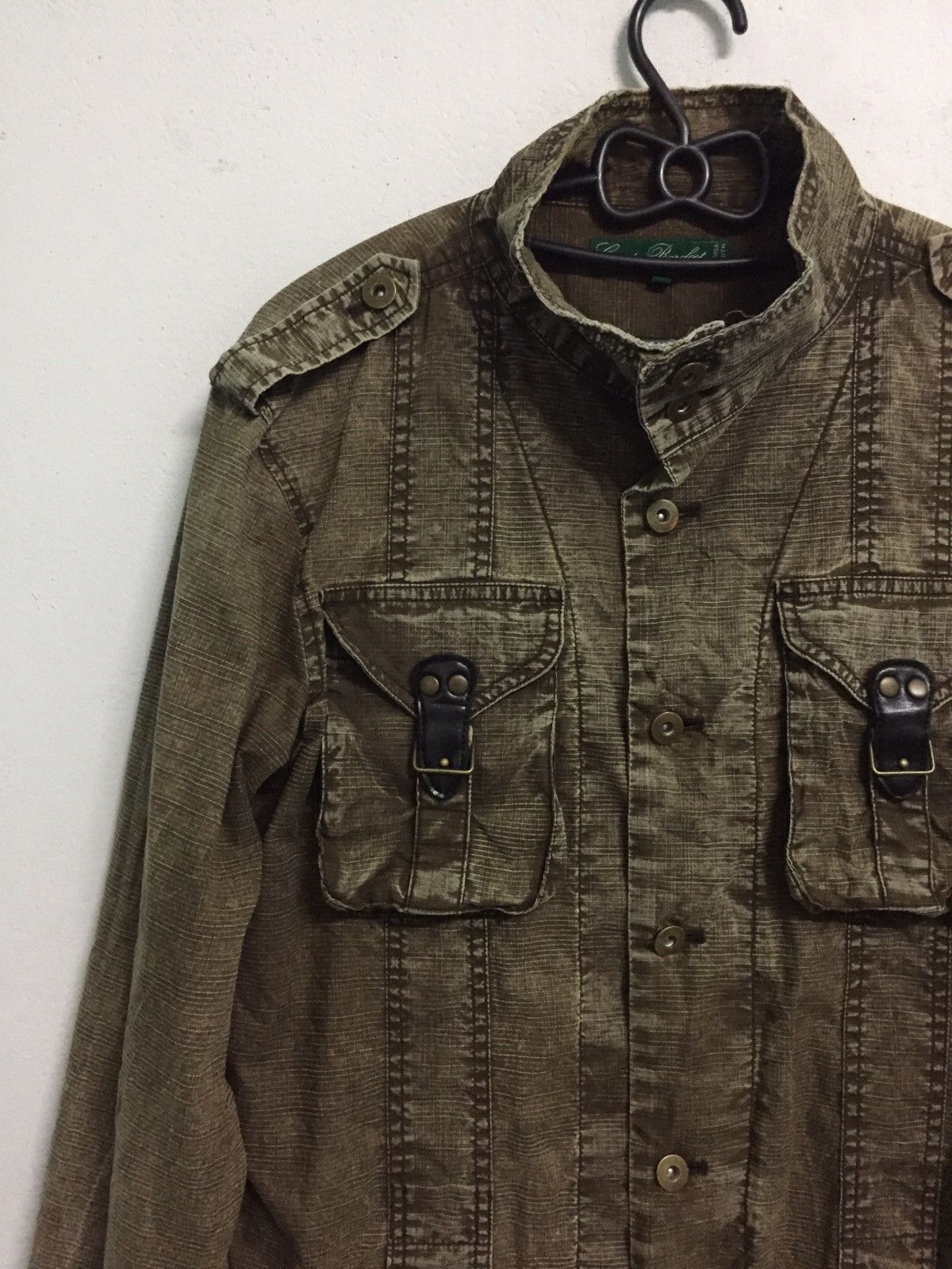 Bleach Goods Create Barefoot Button Up Utility Pockets Distress Size US L / EU 52-54 / 3 - 3 Thumbnail