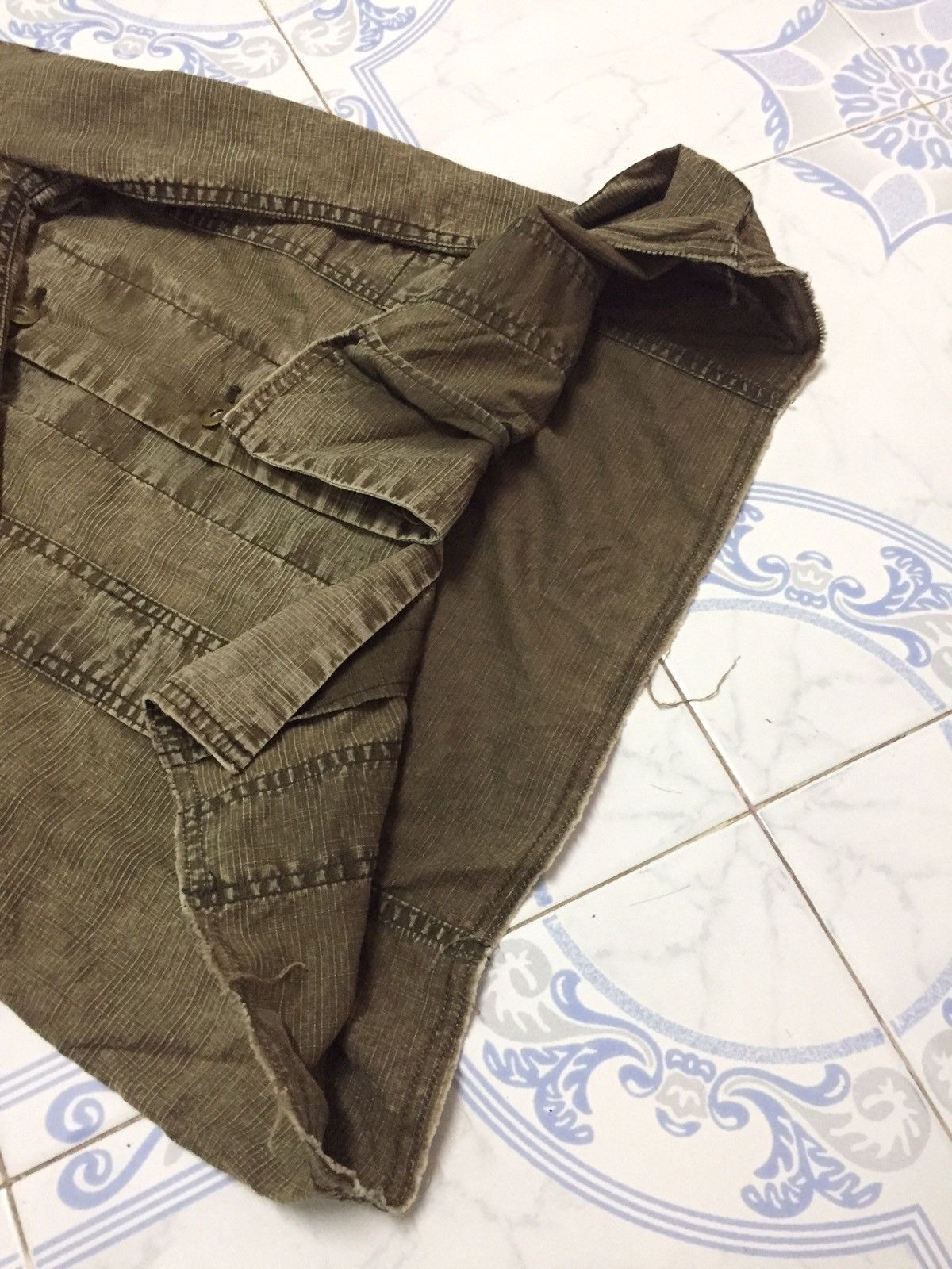 Bleach Goods Create Barefoot Button Up Utility Pockets Distress Size US L / EU 52-54 / 3 - 16 Thumbnail