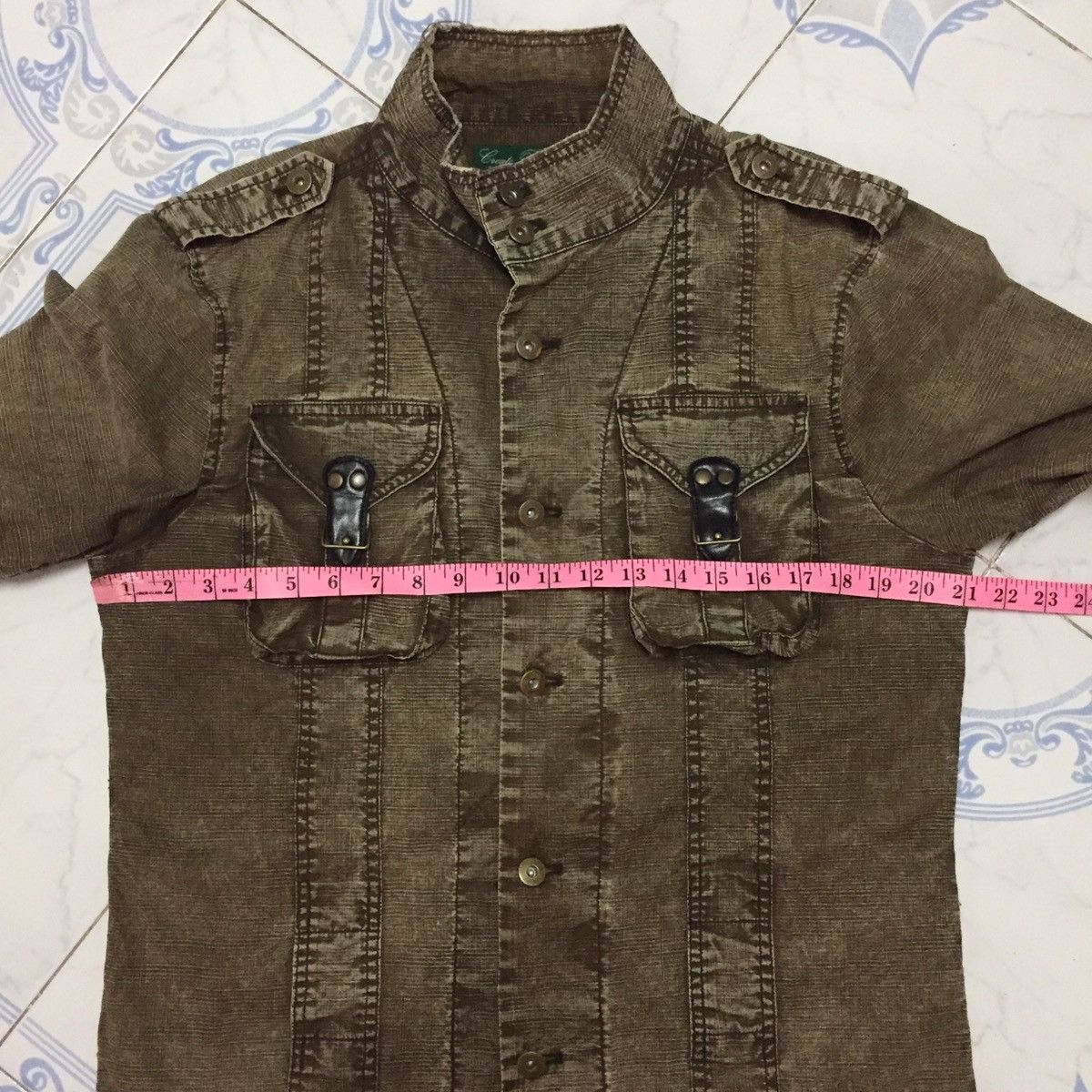 Bleach Goods Create Barefoot Button Up Utility Pockets Distress Size US L / EU 52-54 / 3 - 22 Thumbnail
