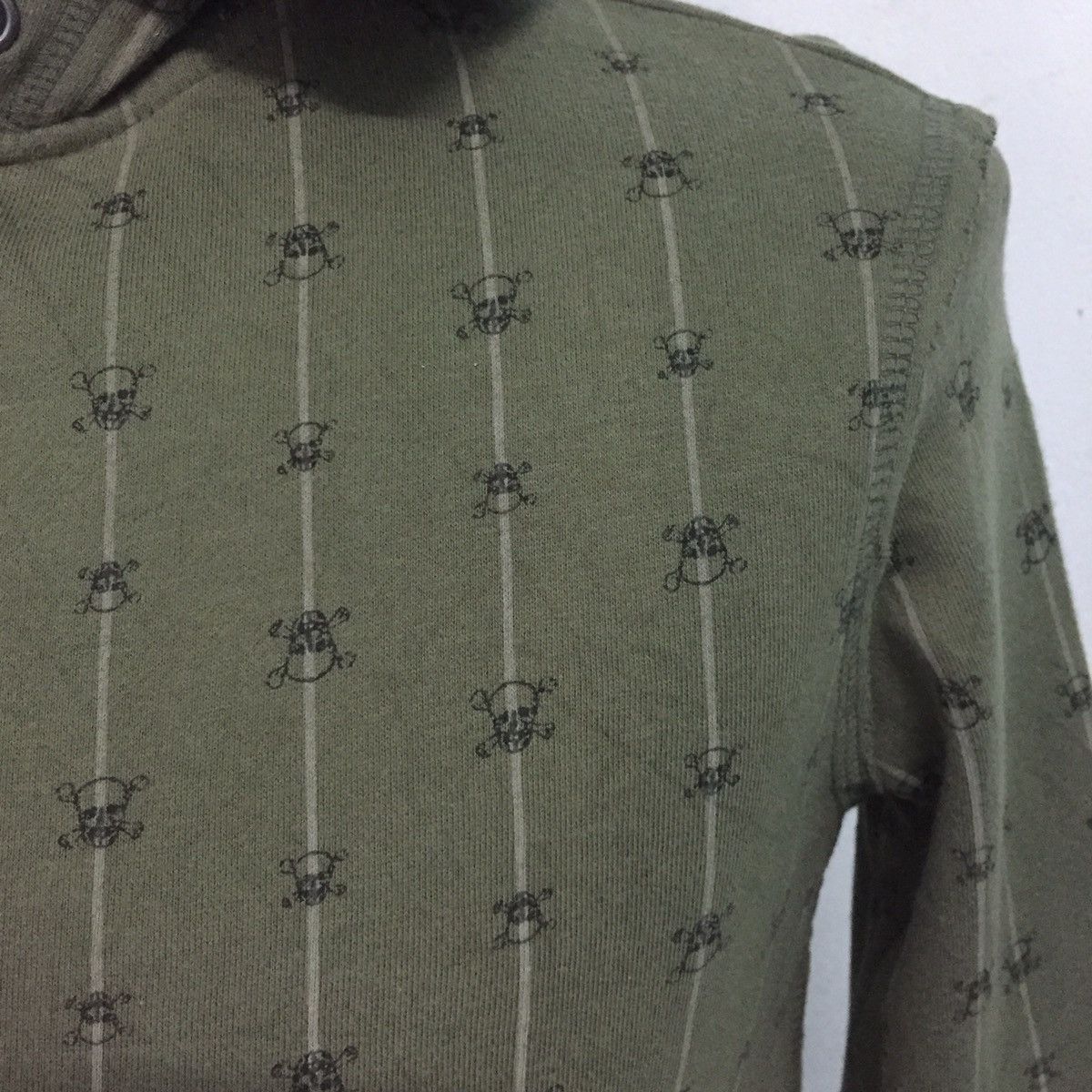Mossimo Skull Print Mossimo Supply Co Sweater Jacket Hooded Size US L / EU 52-54 / 3 - 4 Thumbnail