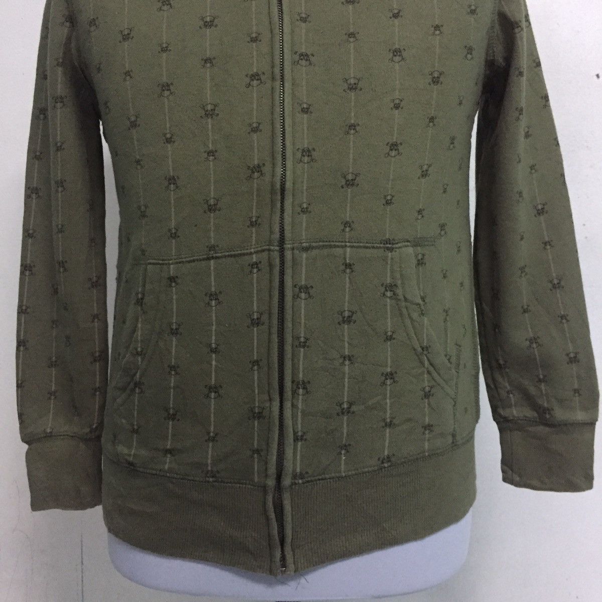 Mossimo Skull Print Mossimo Supply Co Sweater Jacket Hooded Size US L / EU 52-54 / 3 - 3 Thumbnail