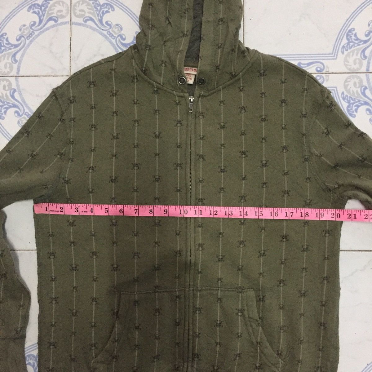 Mossimo Skull Print Mossimo Supply Co Sweater Jacket Hooded Size US L / EU 52-54 / 3 - 17 Thumbnail