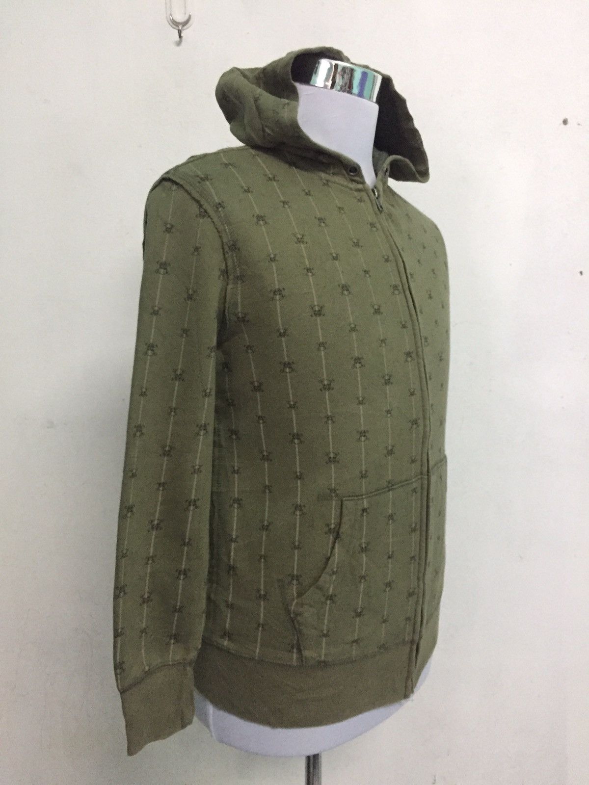 Mossimo Skull Print Mossimo Supply Co Sweater Jacket Hooded Size US L / EU 52-54 / 3 - 9 Thumbnail