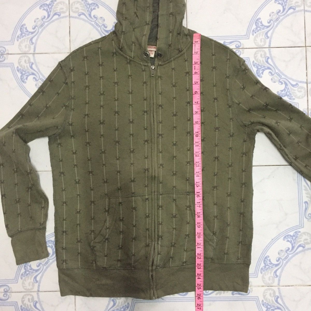 Mossimo Skull Print Mossimo Supply Co Sweater Jacket Hooded Size US L / EU 52-54 / 3 - 18 Thumbnail