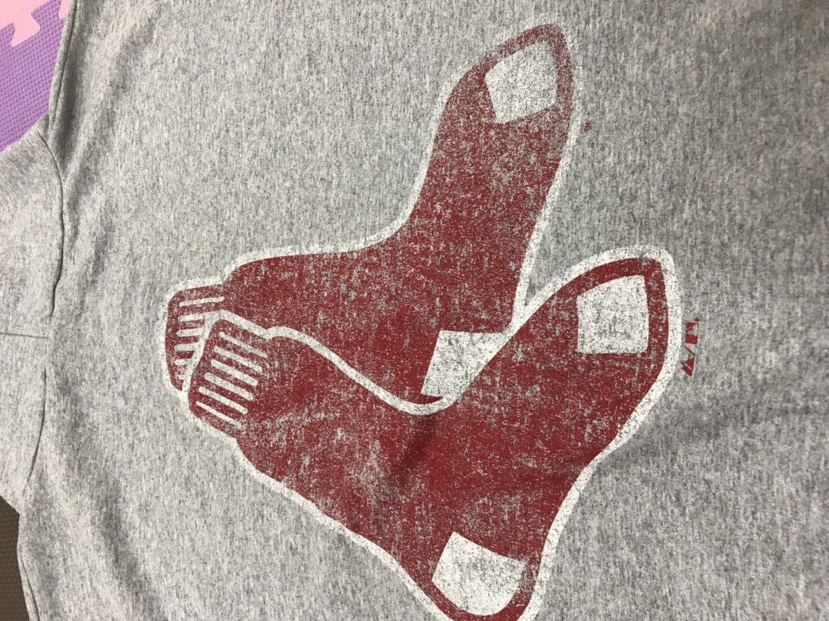 MLB × Majestic Vintage Boston Red Sox MLB Majestic Hoodie Baseball Rare Size US XL / EU 56 / 4 - 7 Thumbnail