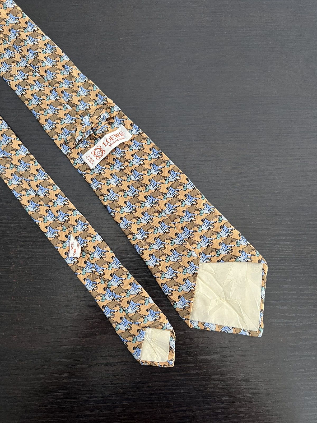 Loewe Loewe Silk Tie Size ONE SIZE - 4 Thumbnail