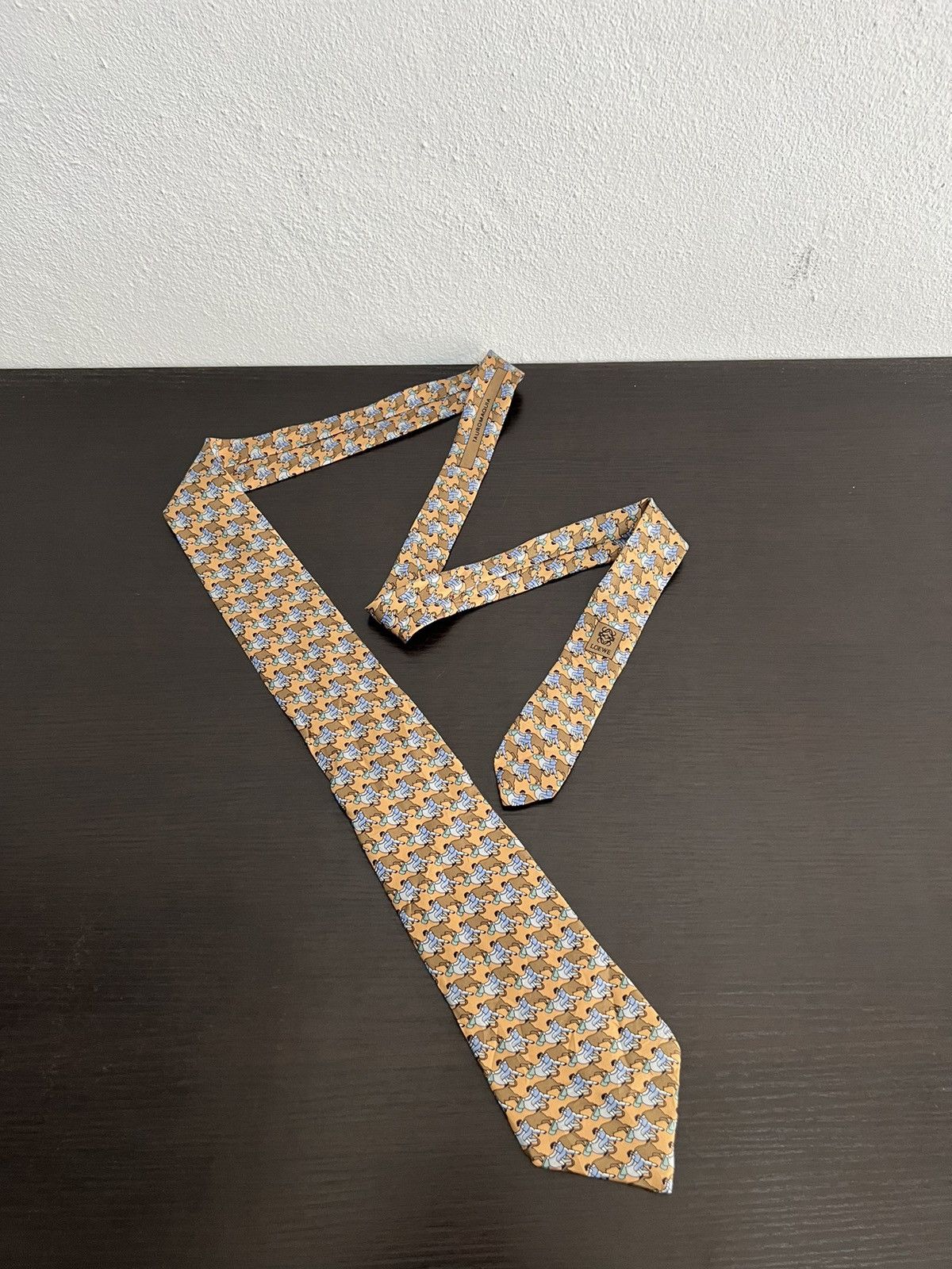 Loewe Loewe Silk Tie Size ONE SIZE - 2 Thumbnail