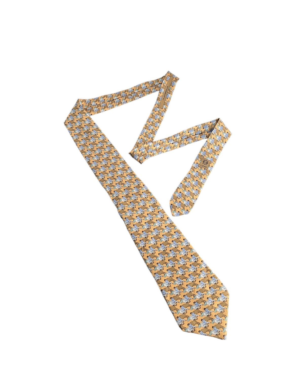 Loewe Loewe Silk Tie Size ONE SIZE - 1 Thumbnail