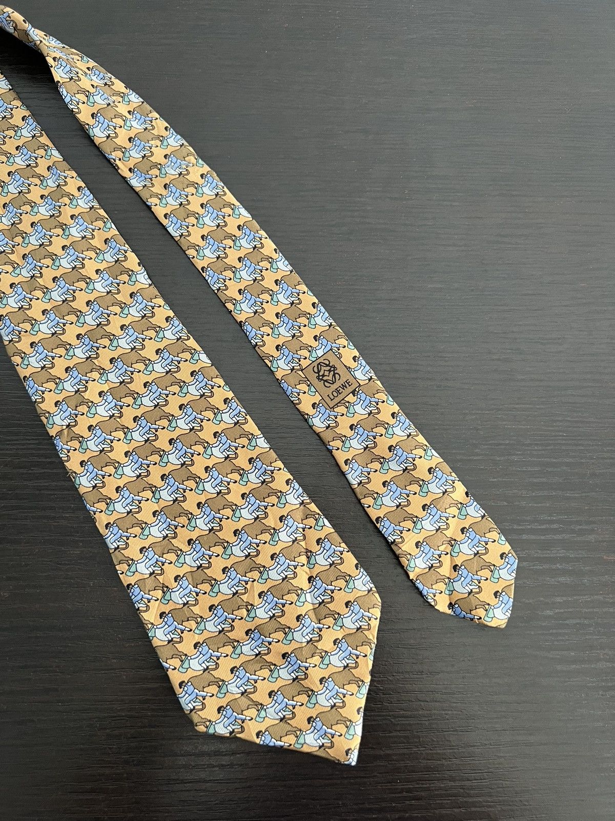 Loewe Loewe Silk Tie Size ONE SIZE - 3 Thumbnail