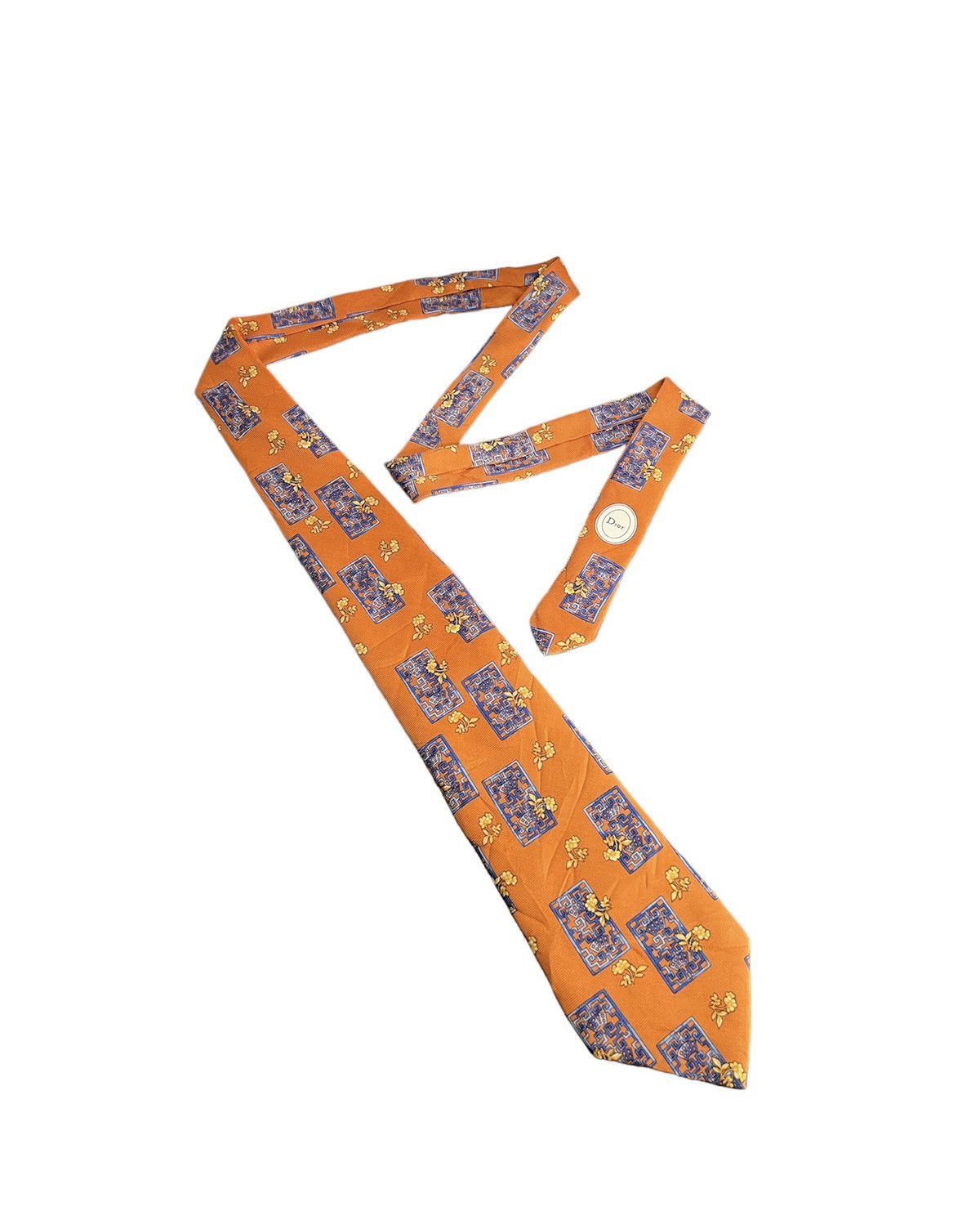 Christian Dior Monsieur Christian Dior Silk Tie Size ONE SIZE - 1 Thumbnail