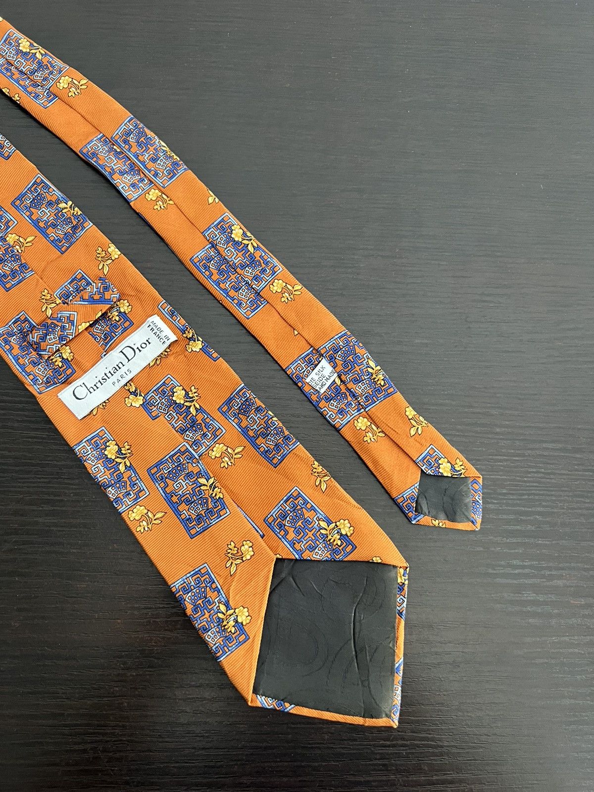 Christian Dior Monsieur Christian Dior Silk Tie Size ONE SIZE - 4 Thumbnail