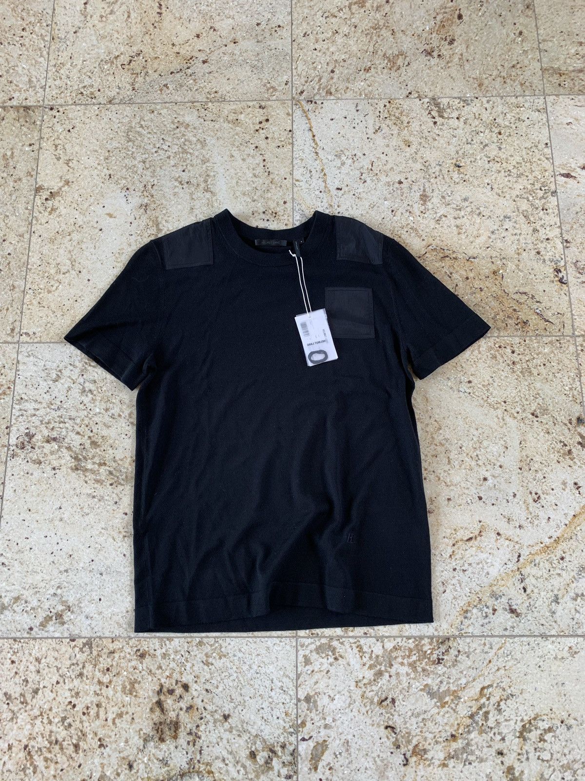 Helmut Lang Short Sleeve Crew Neck Tee in Fine Merino Size US S / EU 44-46 / 1 - 2 Thumbnail