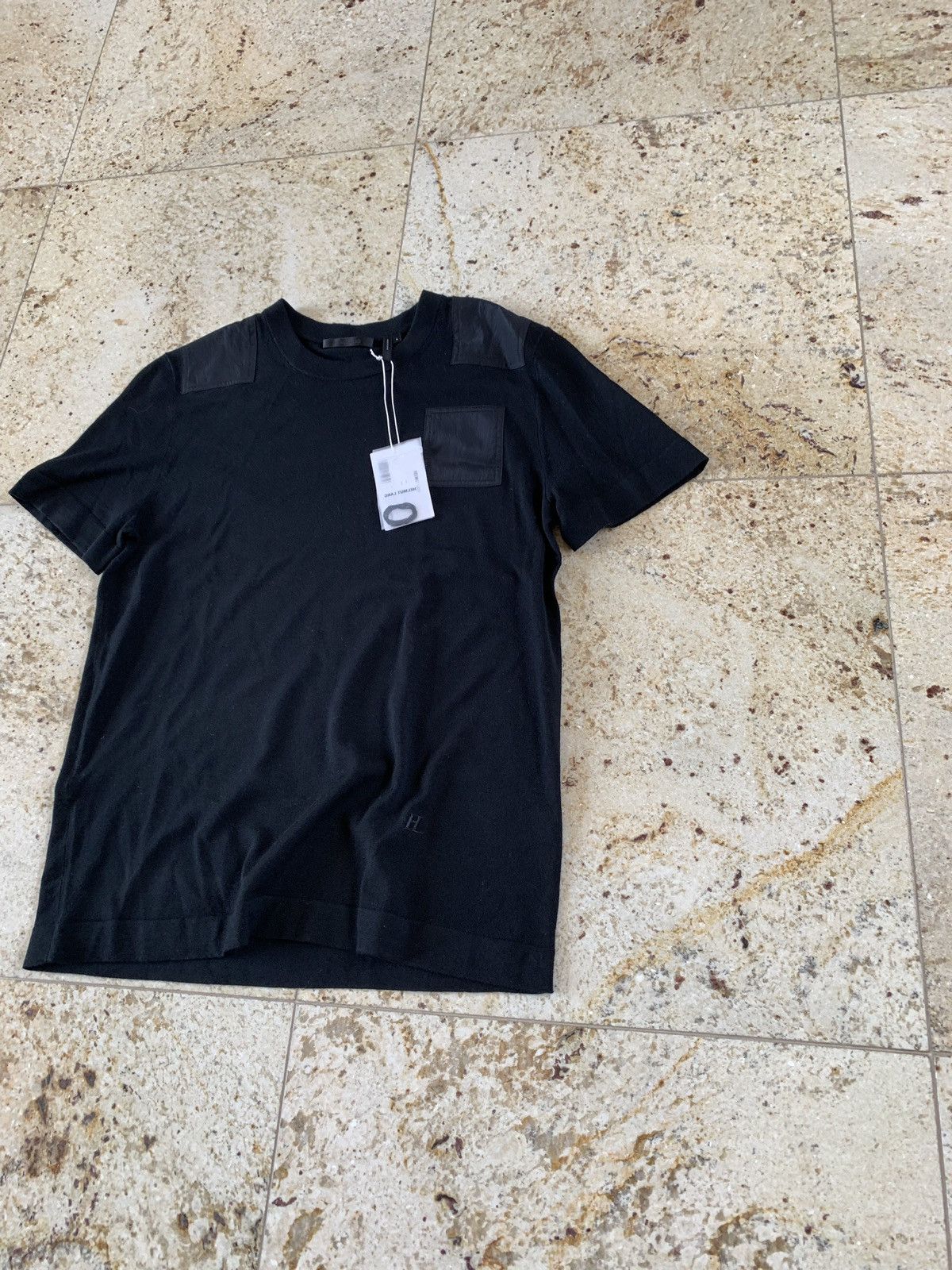 Helmut Lang Short Sleeve Crew Neck Tee in Fine Merino Size US S / EU 44-46 / 1 - 8 Thumbnail