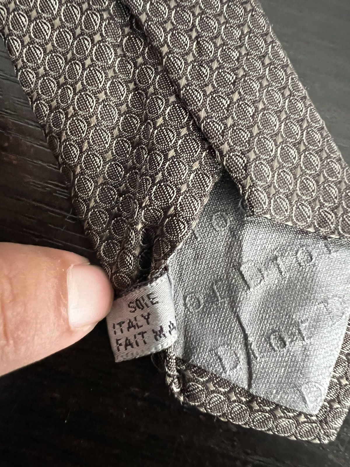 Christian Dior Monsieur Dior Silk Tie Size ONE SIZE - 7 Thumbnail