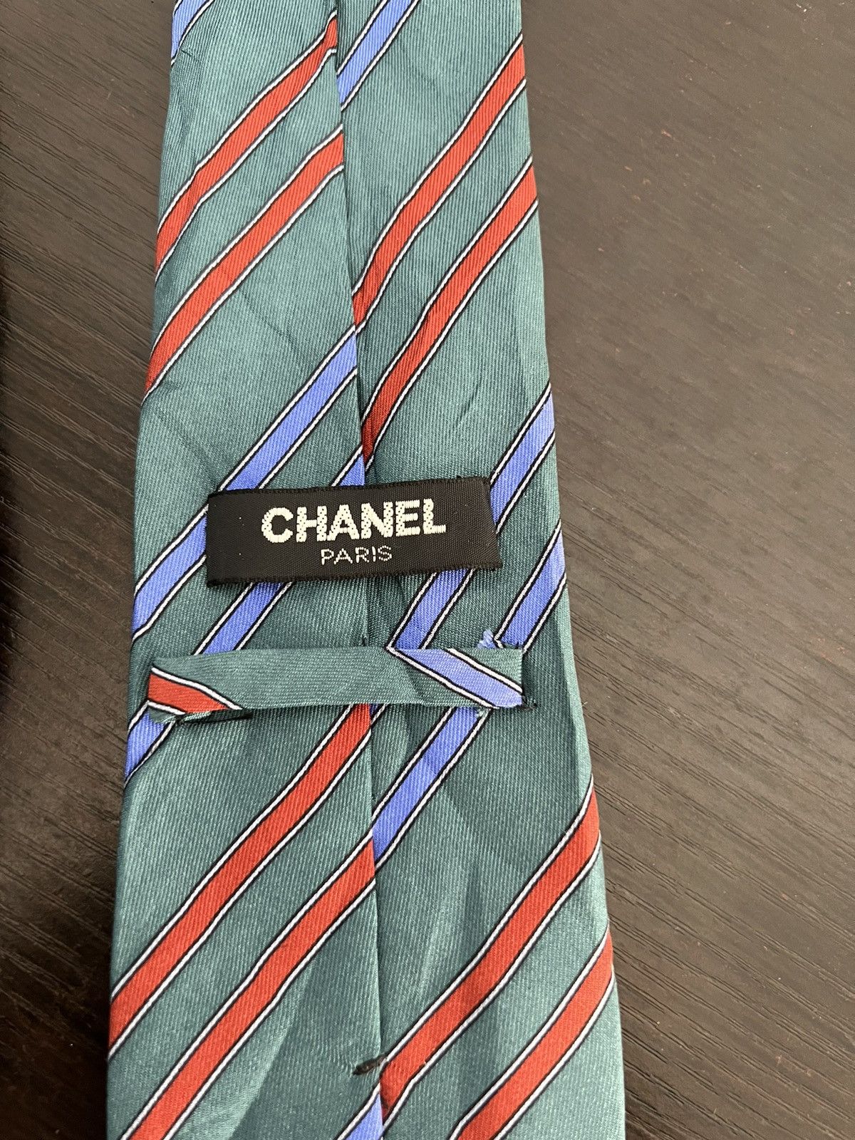Chanel Vintage Chanel Silk Tie Size ONE SIZE - 6 Thumbnail