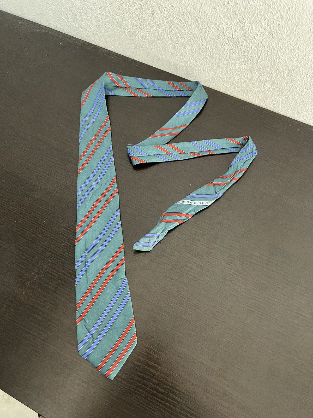 Chanel Vintage Chanel Silk Tie Size ONE SIZE - 3 Thumbnail