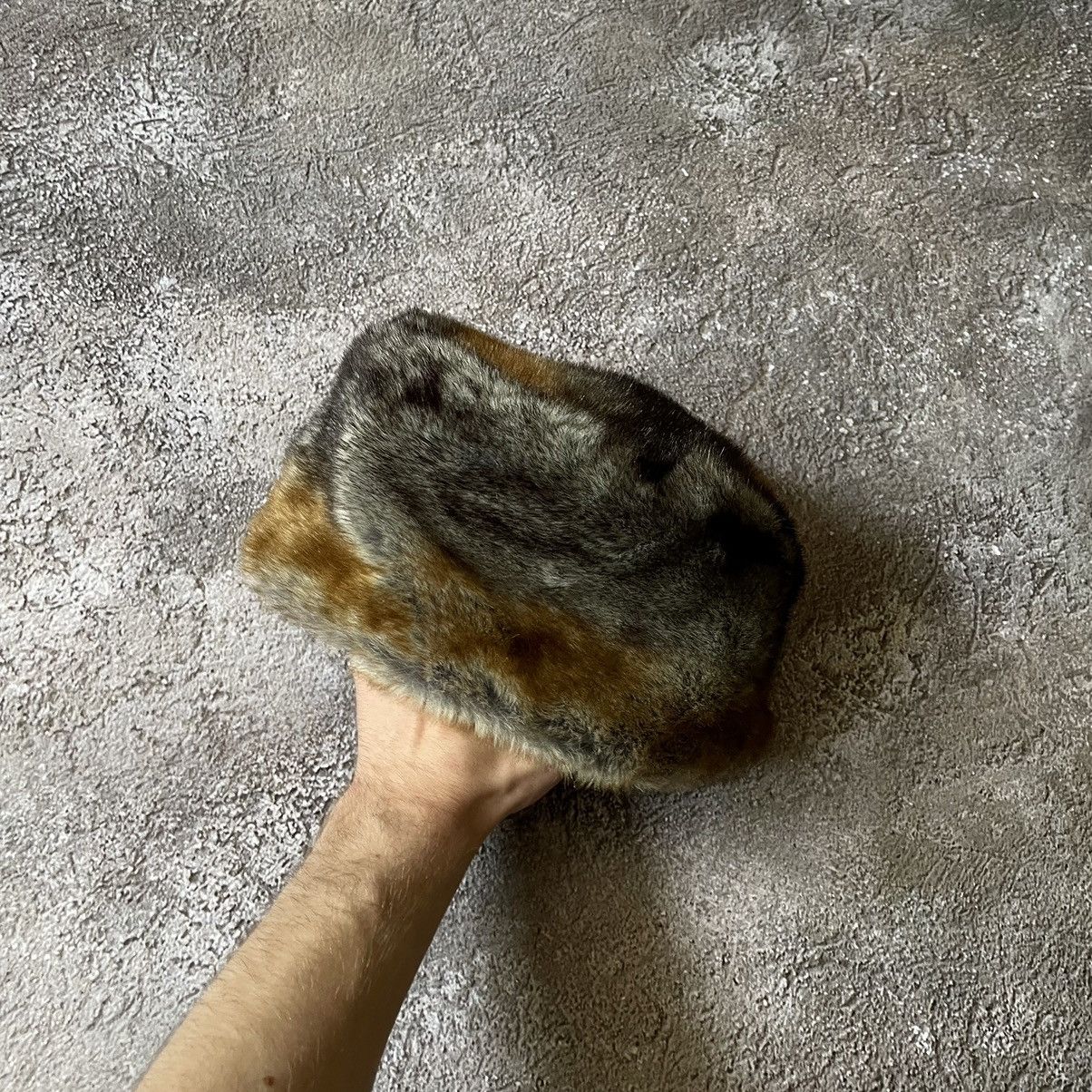 Vintage Vintage Y2K Furry Trapper Beanie Hat Grunge Alt Slim Logo OS Size ONE SIZE - 1 Thumbnail
