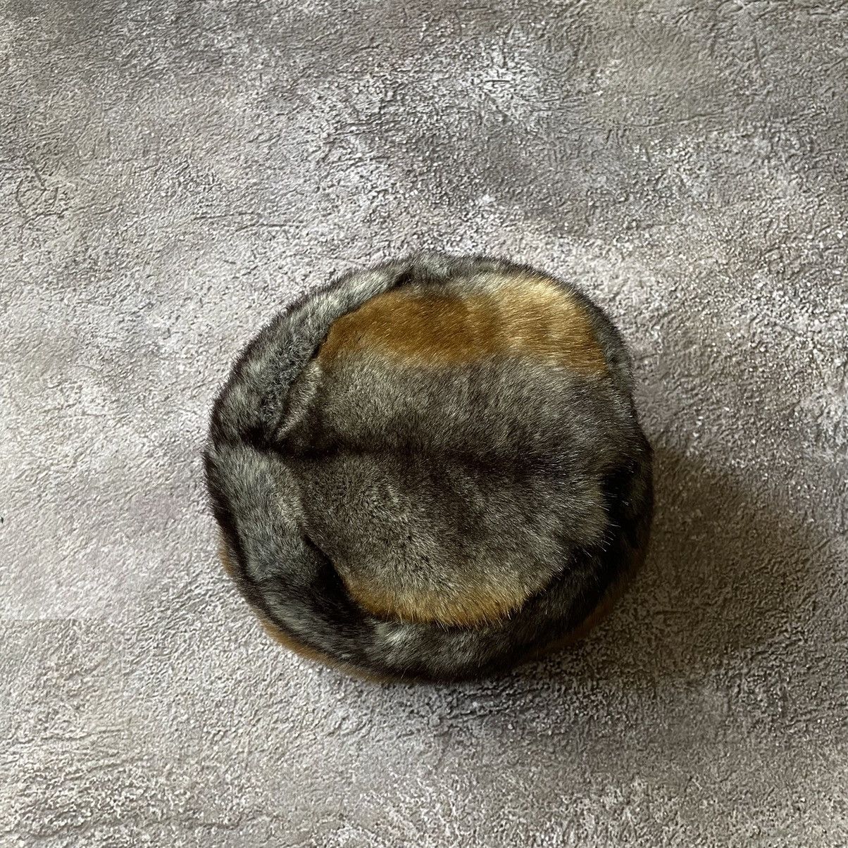 Vintage Vintage Y2K Furry Trapper Beanie Hat Grunge Alt Slim Logo OS Size ONE SIZE - 4 Thumbnail