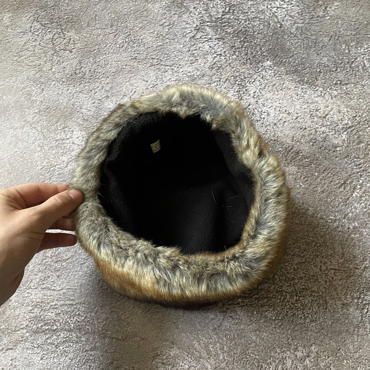Vintage Vintage Y2K Furry Trapper Beanie Hat Grunge Alt Slim Logo OS Size ONE SIZE - 5 Thumbnail