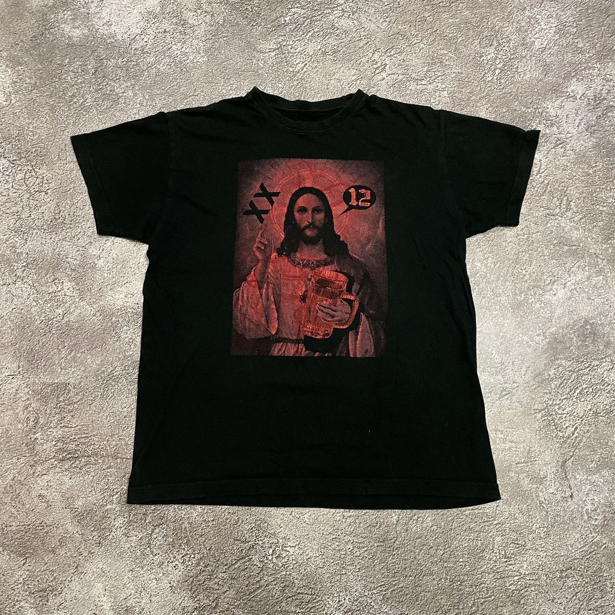 Vintage Vintage Y2K ADULT “ Religion God Drink Beer Logo “BuyTee Size US M / EU 48-50 / 2 - 2 Thumbnail