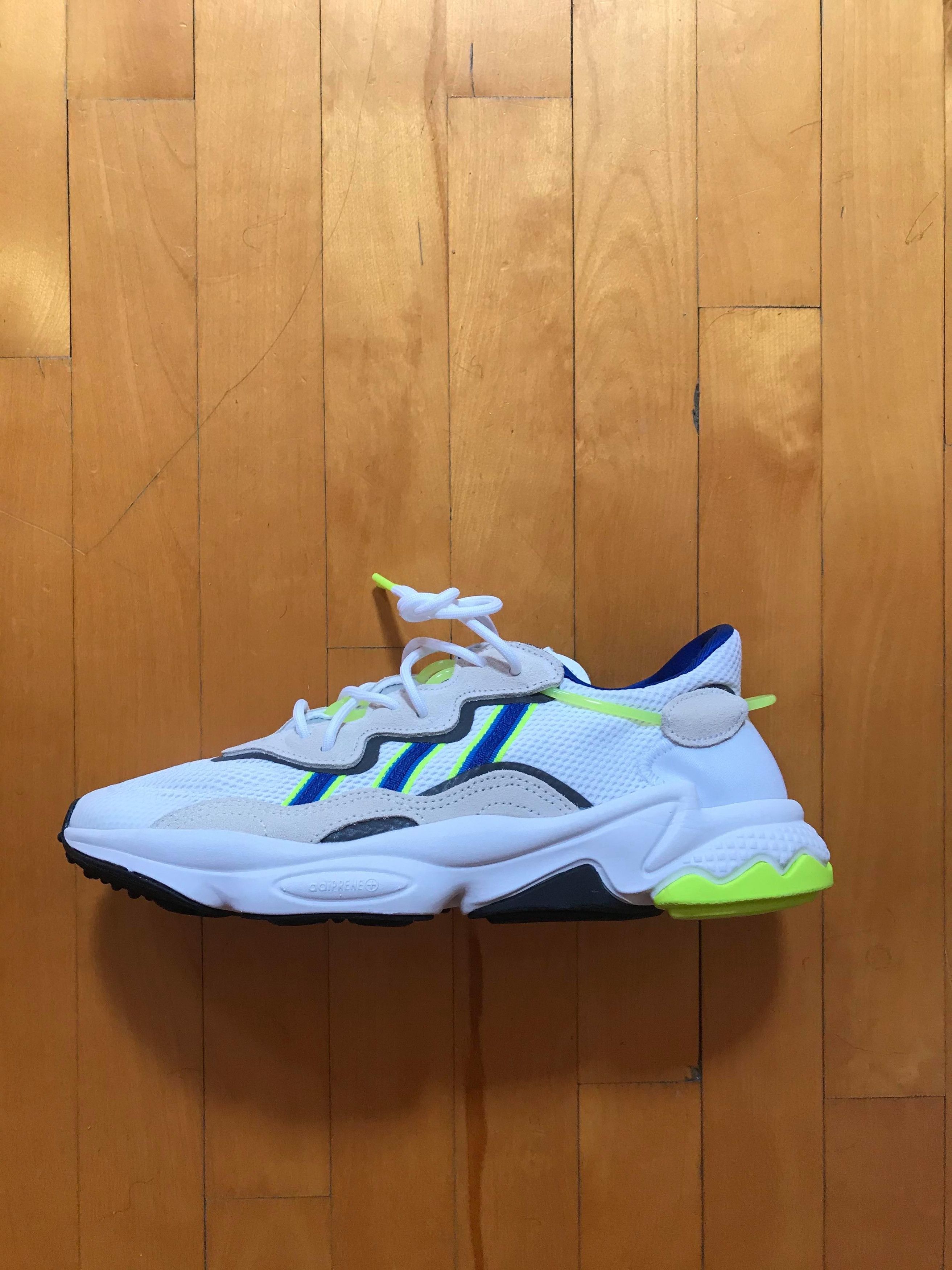 Adidas Adidas Ozweego White Blue Volt Size 9.5 US | Grailed